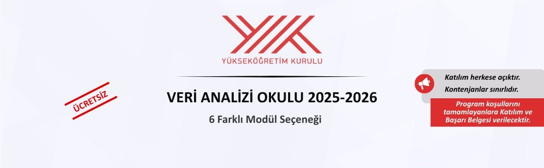 Neden YÖK Veri Analizi Okulu’na başvurmalısınız?